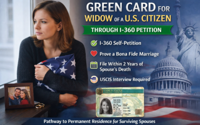Recent Approval: Green Card for Widow of a U.S. Citizen Through the I-360 Petition